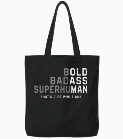 Funny Old Man Saying Gag Gift Fathers Day Birthday Dad Men Tote Bags - Black