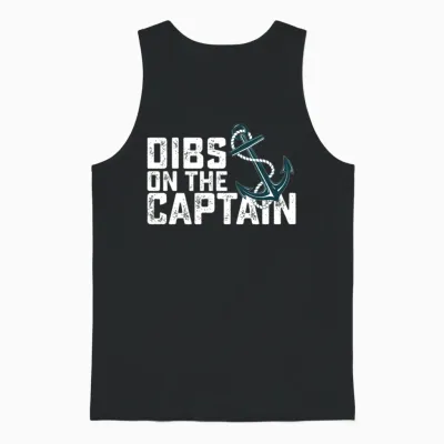 Dibs on the Captain Retro Vintage Unisex Tank Top - Black