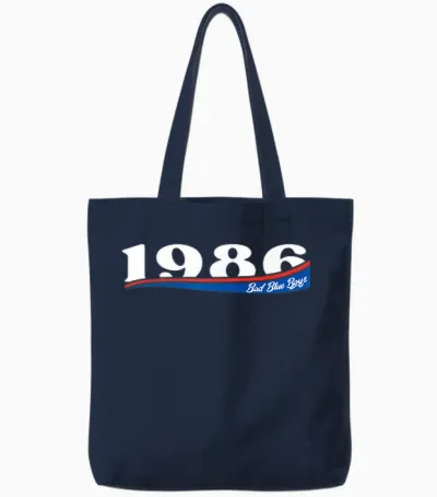 Bad Blue Boys 1986 Zagreb Ultra Kroatien Hrvatska Flagge Tote Bags - Navy
