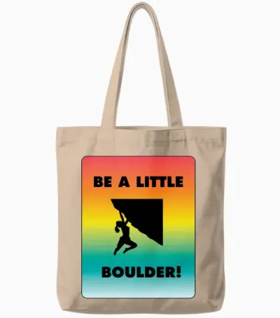 Boulder Retro Tote Bags - Natural