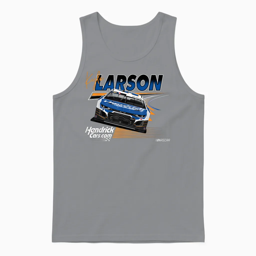 Nascar - Kyle Larson Hendrick Motorsports - Prime Race Lines Unisex Tank Top in Sport Grey