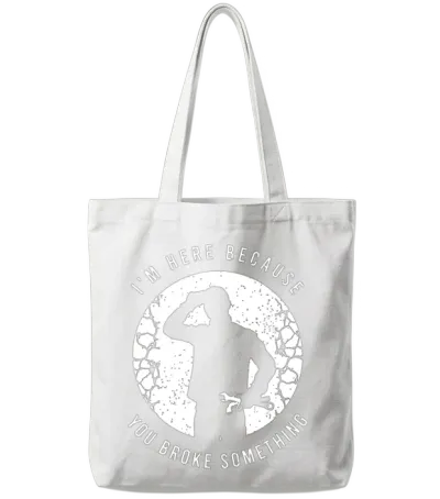Funny Auto Mechanic Saying for a Funny Car Tote Bags - White