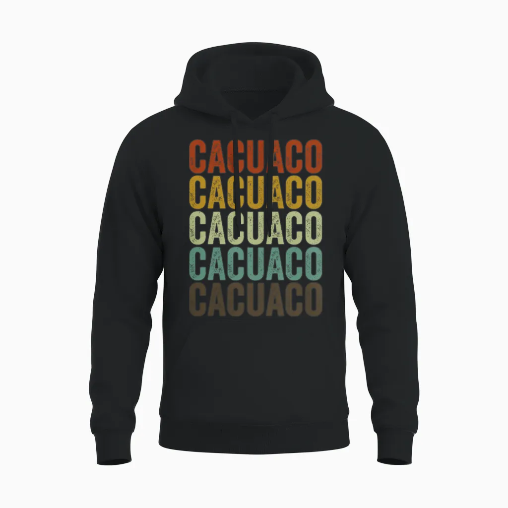 Cacuaco Angola Retro Vintage Unisex Hoodie - Black