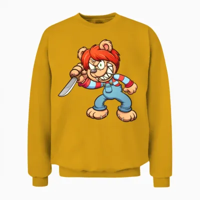 Killer Bear Unisex Sweatshirt - Gold