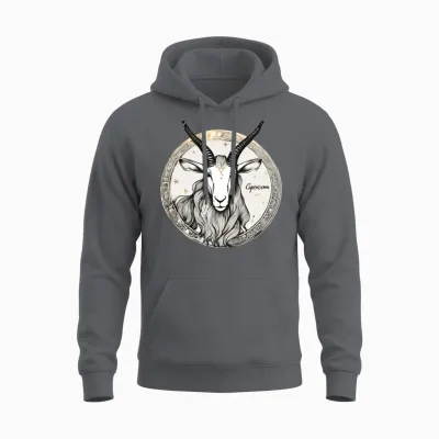 Capricorn Unisex Hoodie - Charcoal
