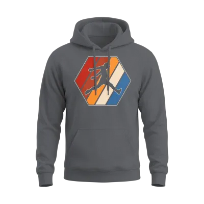 Parkour Retro Unisex Hoodie - Charcoal