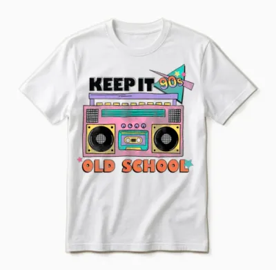 Retro Fashion Unisex T-Shirt - White