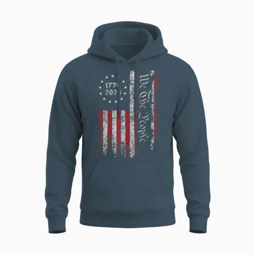 250 Years America Anniversary 250th Independence Day Freedom Unisex Hoodie - Dark Heather