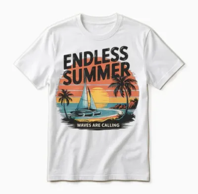 Waves Are Calling 4 Unisex T-Shirt - White