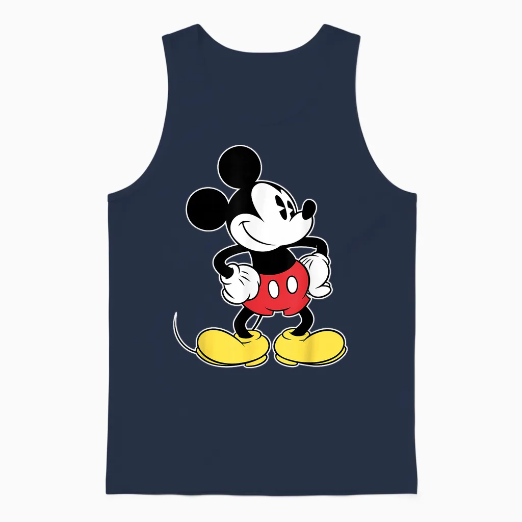 Disney - Classic Mickey Mouse Unisex Tank Top in Navy
