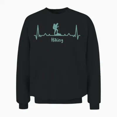 Hiking Unisex Sweatshirt - Black