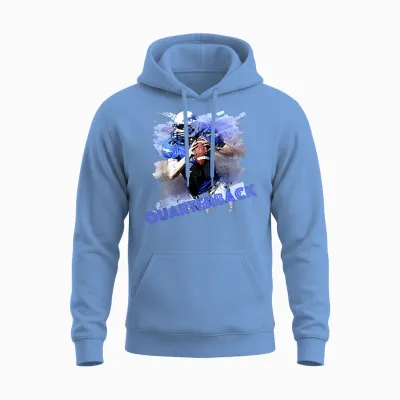 Quarterback American Football - Usa Sports T-Shirt Fans Design Unisex Hoodie - Carolina Blue