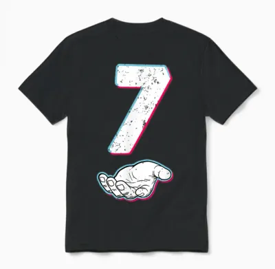 Number 67 Matching Six Seven 6 7 Meme 6 7 Halloween Costume Unisex T-Shirt - Black