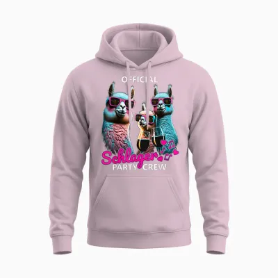 Party Hase Outfits Für Party Und Kneipentour Official Schlager Party Crew Unisex Hoodie - Light Pink