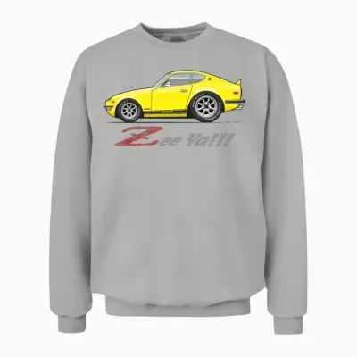 Zee Ya Yellow Unisex Sweatshirt - Ash