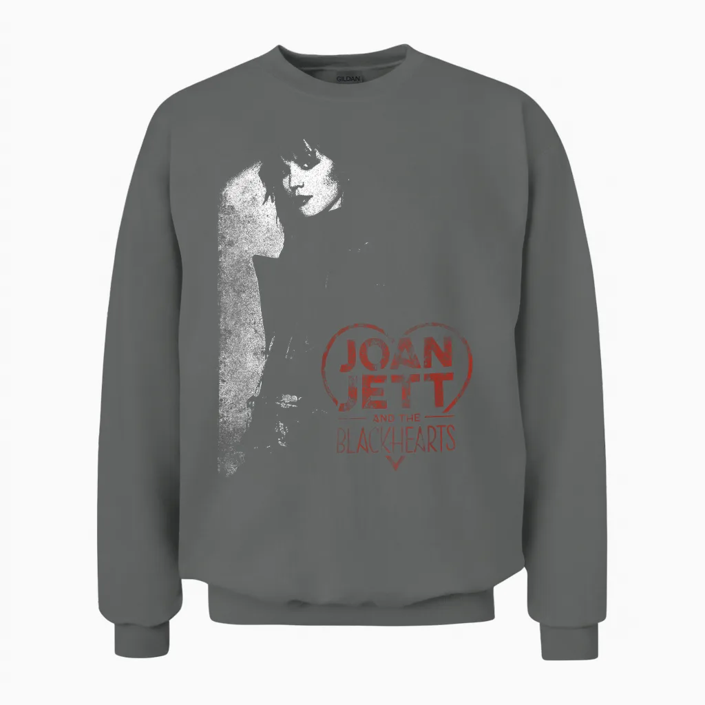 Joan Jett and the Blackhearts - Shadow Unisex Sweatshirt in Graphite Heather