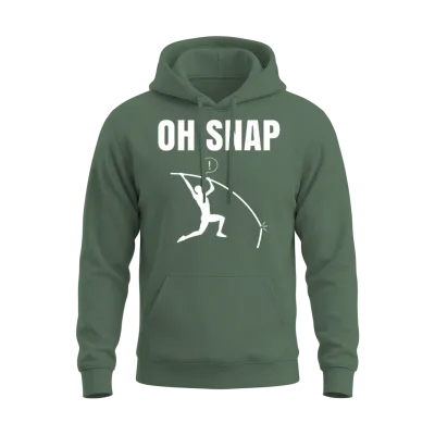 Pole Vaulting Funny Pole Vault Unisex Hoodie - Military Green