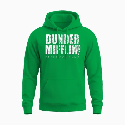 Dunder Mifflin Inc Unisex Hoodie - Irish Green