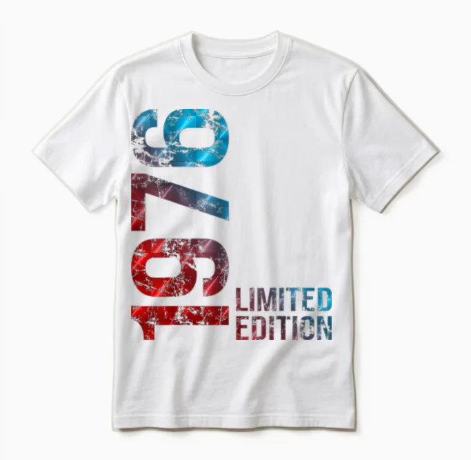 50th Birthday Man Woman 50 Years 1976 Unisex T-Shirt in White