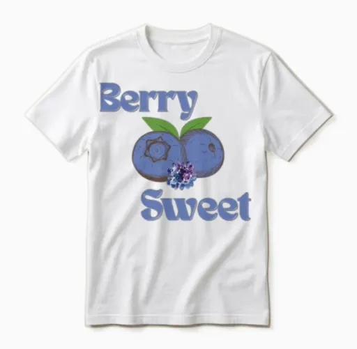 Berry Sweet Unisex T-Shirt in White