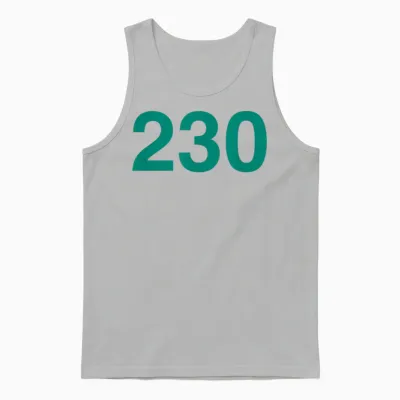 Squid Game - Player 230 Unisex Tank Top - Ash