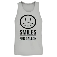 Dude in Blue Smiles Women's T-Shirts Unisex Tank Top - Ash – 2