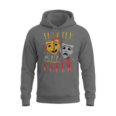 Theater Teacher Drama Teacher Theater Nerd Actor Unisex Hoodie - Graphite Heather