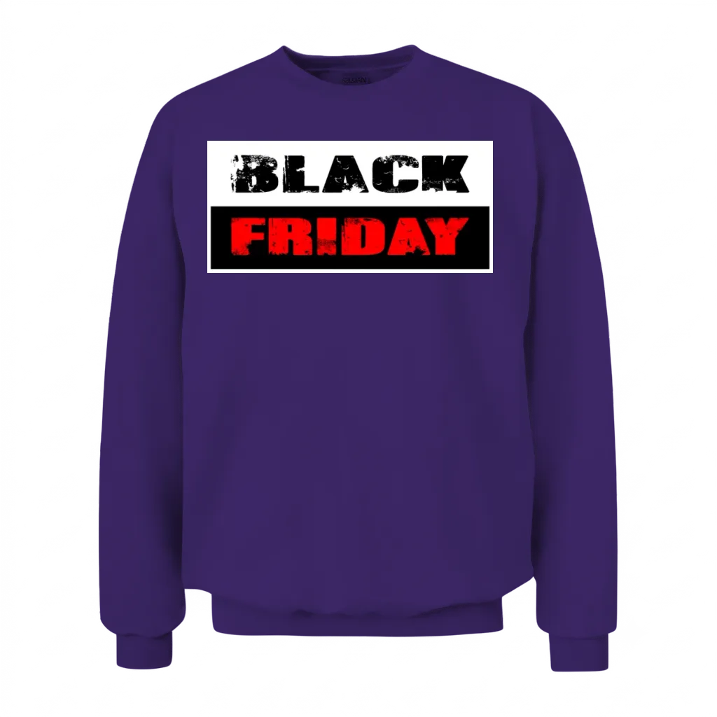 Black Friday Unisex Sweatshirt - Purple