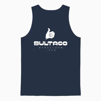 Bultaco Unisex Tank Top - Navy
