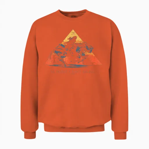 Horizon Forbidden West No Secret I Won't Unlock Portrait Unisex Sweatshirt in Orange
