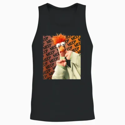 The Muppets Beaker Unisex Tank Top - Black