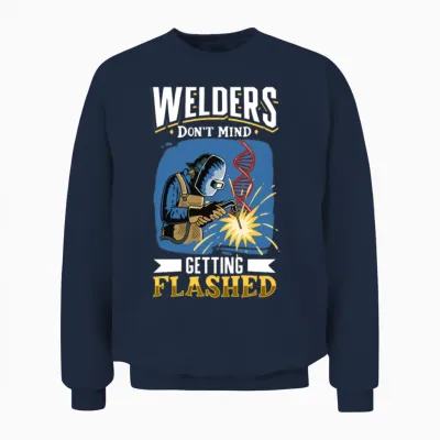 Welder Funny Funny Welding Gift Unisex Sweatshirt - Navy