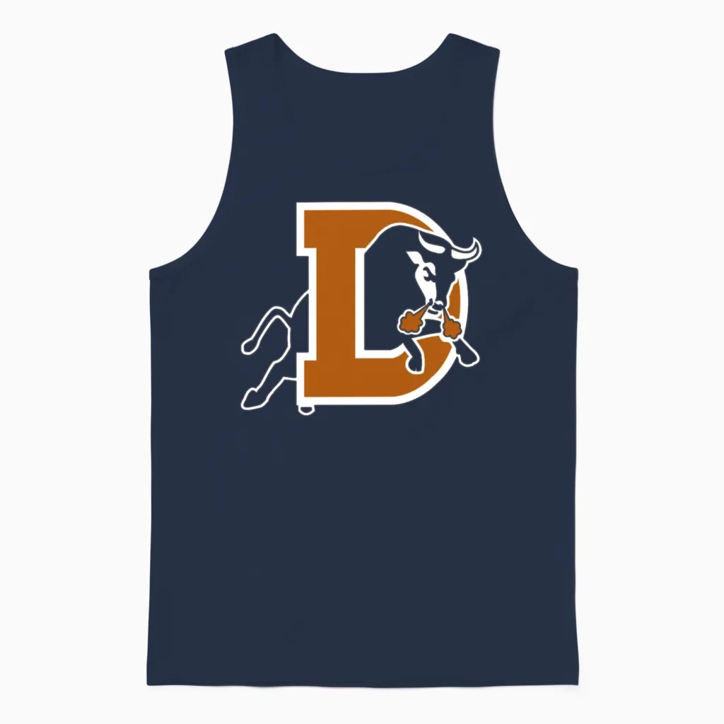 The-Durham-Bulls-Pen Unisex Tank Top in Navy