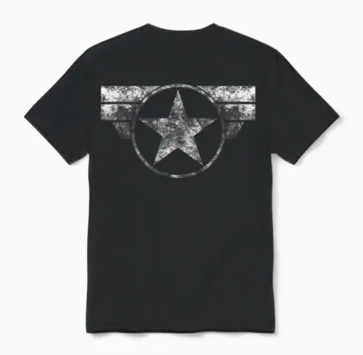 Marvel Captain America Stealth Logo T-Shirt, Black, S Unisex T-Shirt - Black