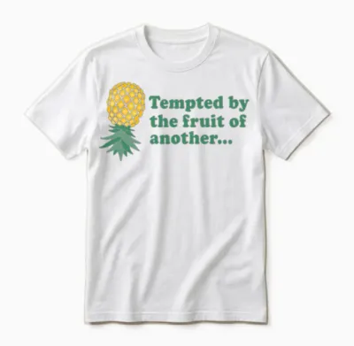 Funny Swinger Slogan Merchandise Unisex T-Shirt - White