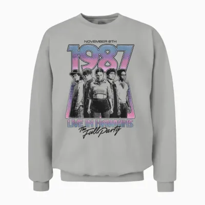 Stranger Things Hawkins 1987 Group Tour Unisex Sweatshirt - Ash