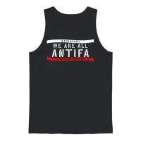 We Are All Antifa (wht) Unisex Tank Top - Black – 1
