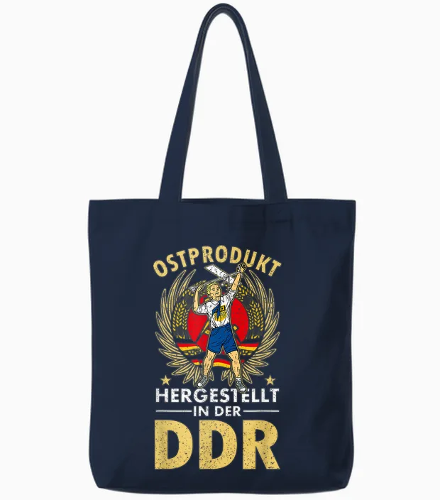 Ddr Pionier Blauhemd Osten Ostalgie Udssr Sowjetunion Tote Bags in Navy