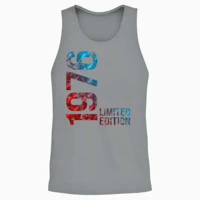 50th Birthday Man Woman 50 Years 1976 Unisex Tank Top - Sport Grey