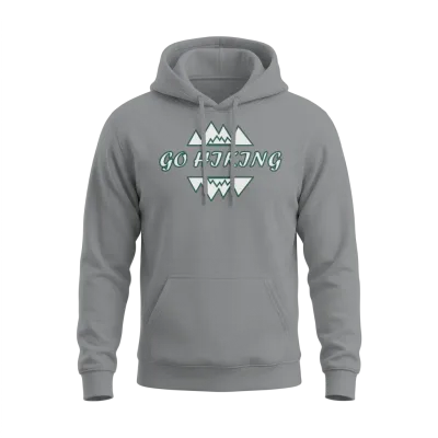 Take a Hike, Hiking Lover, Adventure, Nature. Unisex Hoodie - Sport Grey