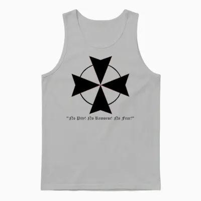 Black Templar Unisex Tank Top - Ash