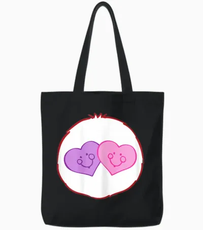 Care Bears Always There Bear Belly Halloween Costume Tote Bags - Black