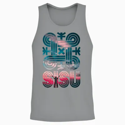 Sisu Finnish Suomi Finland Hannunvaakuna Symbol Su Unisex Tank Top - Sport Grey