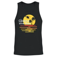 Catalina Wine Mixer — & Beer Gift Unisex Tank Top - Black – 2