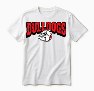Bulldogs Back to School Spirit R Unisex T-Shirt - White