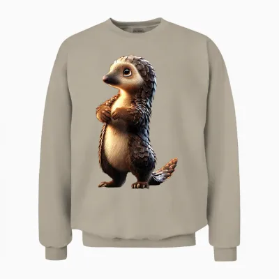Pangolin Cute Scaly Anthill Pangolins Unisex Sweatshirt - Sand