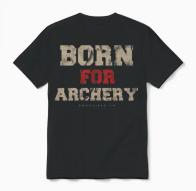 Archery Sport Retro Unisex T-Shirt - Black