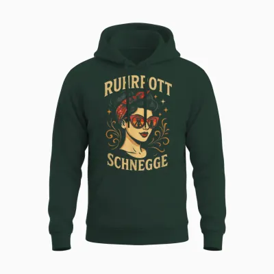 Ruhrpott Schnegge - Ruhrpottkind Kohlenkind Unisex Hoodie - Forest
