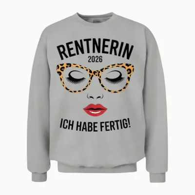 Pensioner 2026 Women's Retirement Retirement Unisex Sweatshirt - Ash