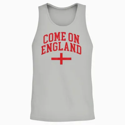 Come on England Flag England Pride Unisex Tank Top - Ash